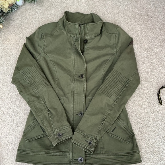 Hollister Jackets & Blazers - Hollister Olive green Utility Jacket